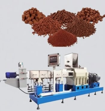 Fish Food Making Machine // Floating Fish Feed Production Line and Grinder Trout Fish Food Machine //মাছের খাবার তৈরির মেশিন|